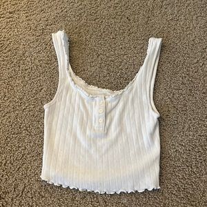 American Eagle White Tank Top